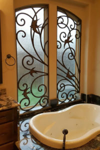 Tableaux decorative grille window treatment